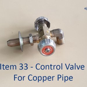 Control Valve for Gas Copper Pipe