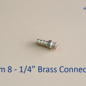 1/4" Brass Connector for Gas Pipe